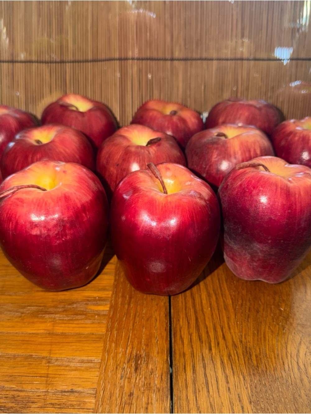 9 Fresh Red Apples look a likes - Glossy Deep Red